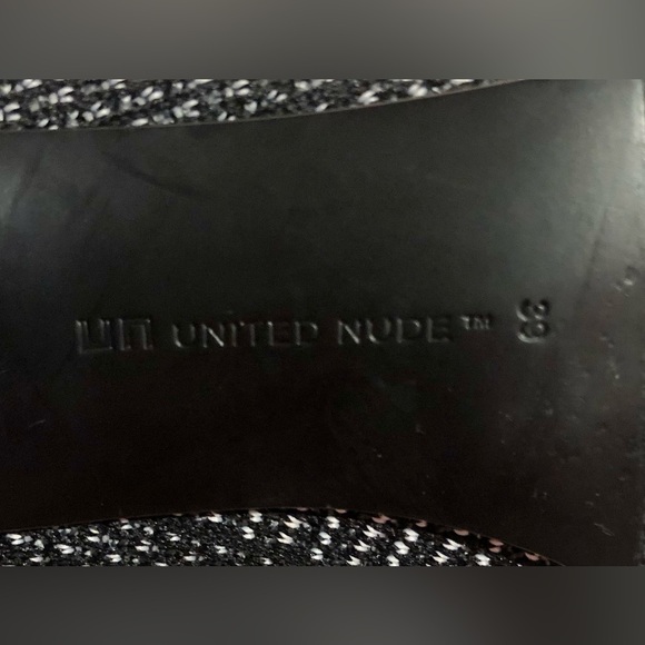 United Nude Fold Lite Black & White Sz 39/8.5-9 - Picture 5 of 7